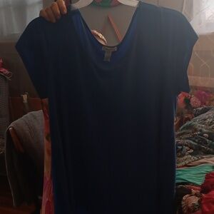 Royal blue top